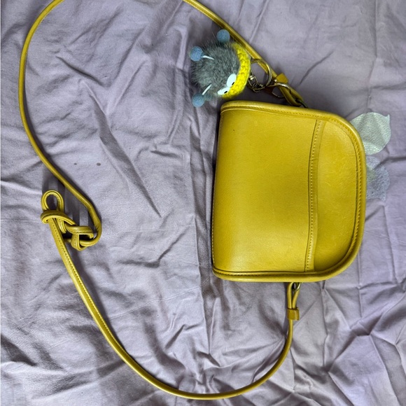 Coach Yellow Leather Crossbody Bag - Picture 6 of 6